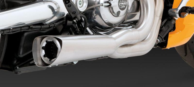 Vance & hines competition series 2 into 1 race exhaust harley 09-13 v-rod muscle