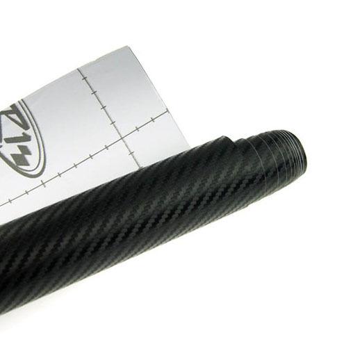  1xblack carbon fiber wrap roll sticker for car auto vehicle detailing 12" x 50"