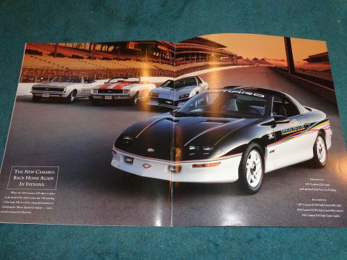 1993 chevrolet camaro / z28 / rs / pace car sales brochure / original catalog!!!