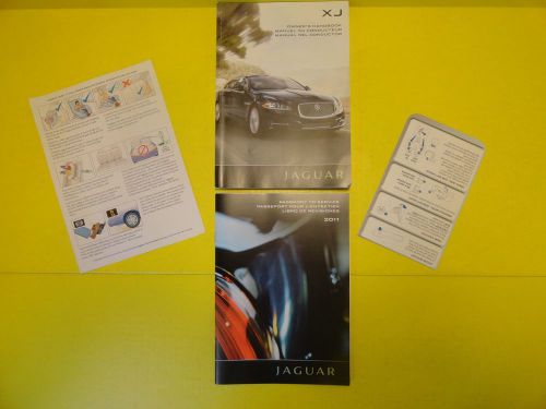 2011 jaguar xj owners manual full set leather binder #xj88 jaguar manuals here