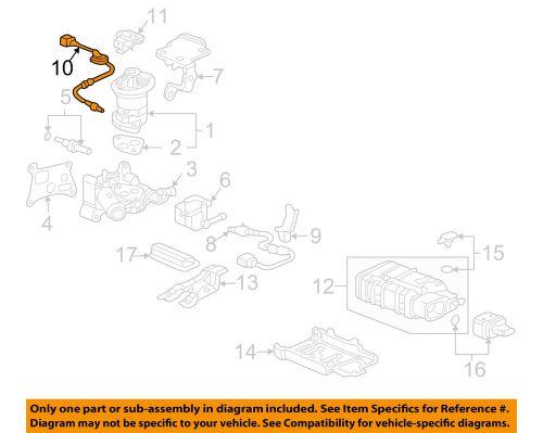 Honda oem 05-07 accord-oxygen sensor 36532raaa02