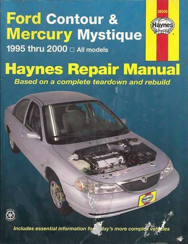 1995-2000 ford contour &amp; mercury service manual