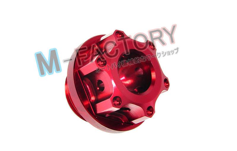 Red oil filler cap for gsxr 600 750 1000 1300 r hayabusa gsf 650 1250 s bandit 