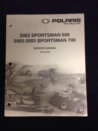 2002-2003 polaris sportsman 600 700 atv service manual by repair manual