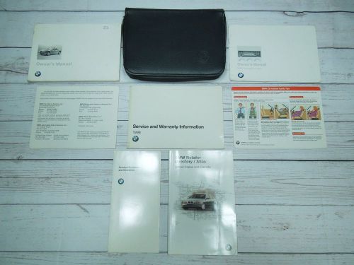 1998 bmw z3 roadster 1.9, z3 roadster 2.8 owners manual set