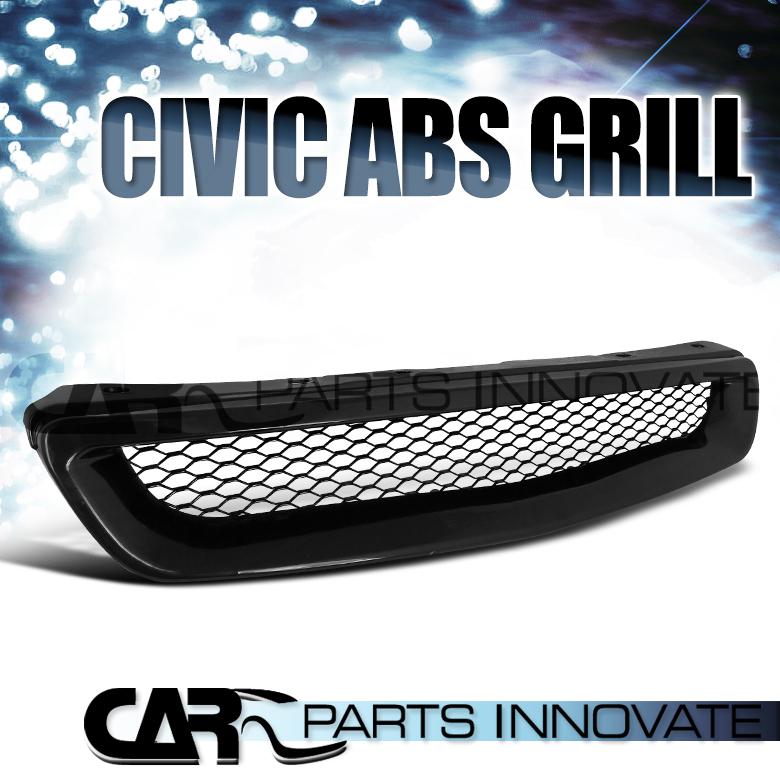 1996-1998 honda civic lx ex jdm t-r front grill grille