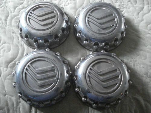 Vintage 1996-2001 set of 4 mercury mountaineer 6 1/2&#034; hubcaps