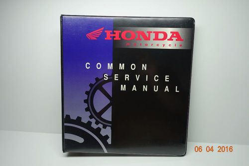 Honda motorcycle common service manual (late 1990&#039;s) 61cm001 english