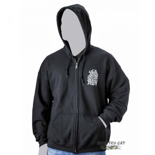 Arctic cat men&#039;s team arctic racing full zip hoodie - black - 5259-54_