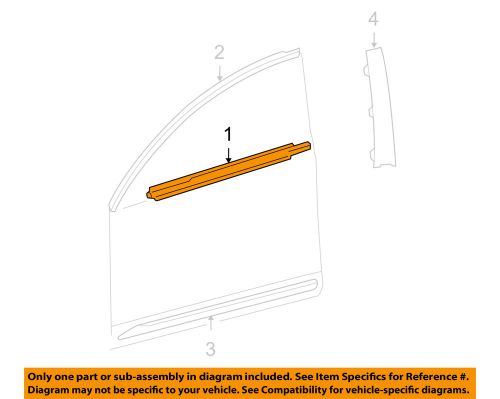 Lexus toyota oem 07-11 gs450h-door moulding-belt molding left 7572030480