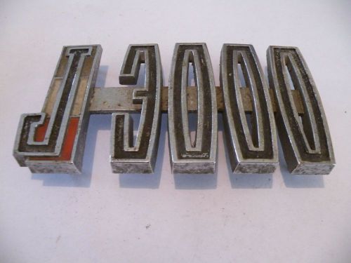 Vintage oem willys / amc jeep j 3000 emblem