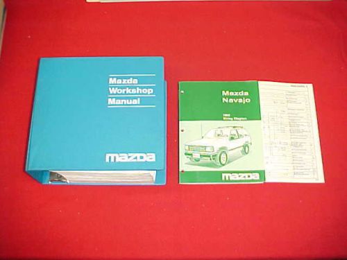 Find 1993 Original Mazda Navajo Shop Service Repair Manual W Wiring Diagrams 93 In Leo Indiana 2703