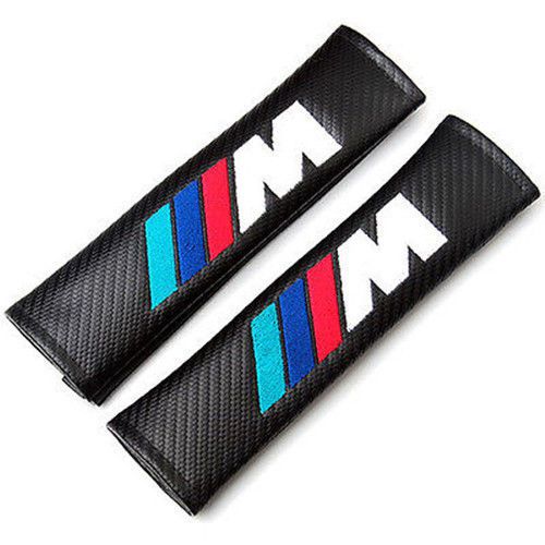 2pcs bmw m sport car seat belt cover pads shoulder cushion for bmw