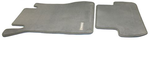 Mercedes benz original c209 clk coupe set velour floor mats basalt gray nip