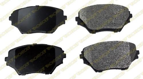 Monroe fx862 brake pad or shoe, front-monroe prosolution semi-metallic brake pad