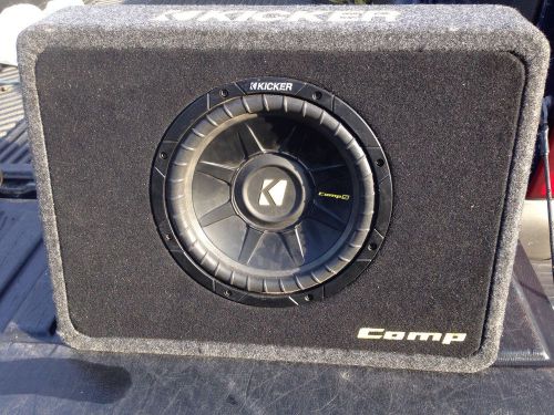 10&#034; kicker comp with amp