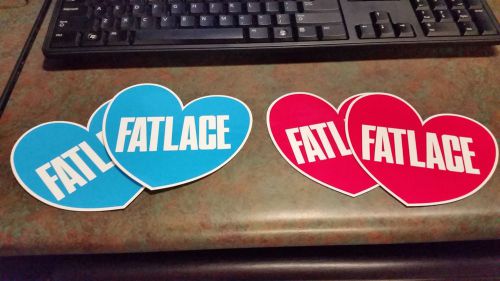 Rare authetic fatlace hellaflush decals illest stance jdm euro car stickers