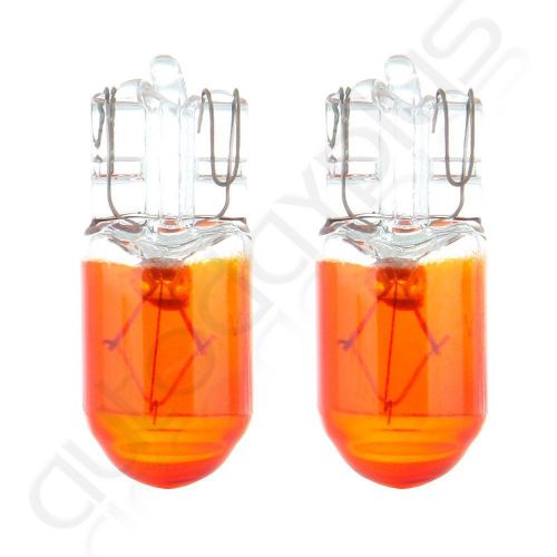 50x w5w t10 side marker light orange glass bulb car halogen bulbs 12v 5w yellow