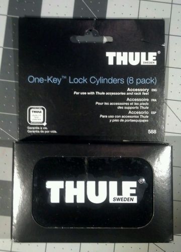 Thule car roof rack one key lock core cylinders keys keyed alike  8 pack 588