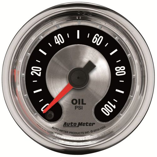 Auto meter 1253 american muscle; oil pressure gauge