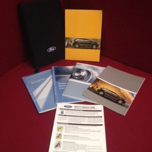 2010 ford edge owners manual with maintenance and warranty guide and case