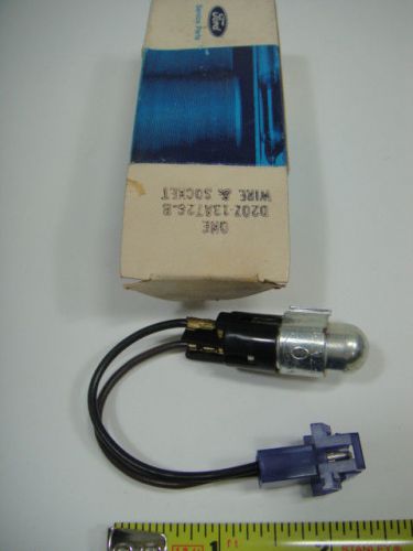 1972 ford gran torino sport ash receptacle wiring &amp; socket assembly  - nos