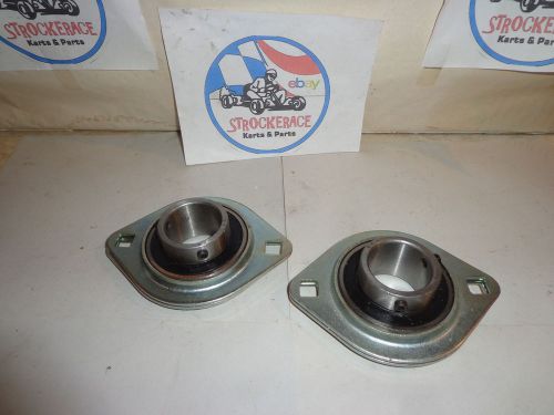 Vintage racing go kart nos 1 1/4&#034; bearings w/ flangette cart drift trike part x2