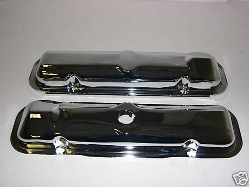 1966 pontiac gto/lemans/tempest valve covers,chrome