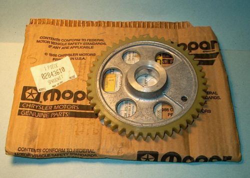 1968-1988 cam timing sprocket gear nylon teeth 273 318  nos mopar dodge plymouth