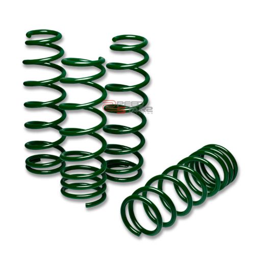 For 98-02 honda accord cg2-cg6 2dr/4dr green 2&#034;drop sports coil lowering spring