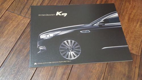 2014 kia k9 k900 quoris korea brochure kdm prospekt catalog