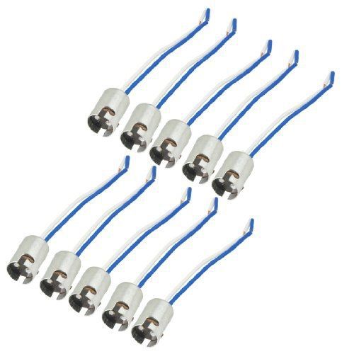 Uxcell 10 pcs 1157 bulb socket brake light harness wire led pig tail plug