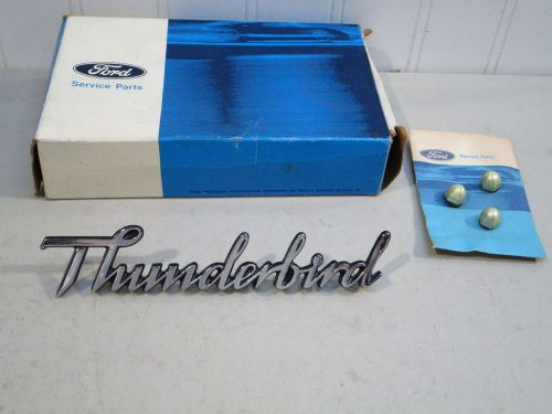 Nos 1977 ford thunderbird headlight cover emblem/nameplate....new in box