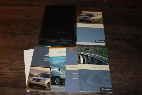 2007 07 lexus rx350 owners manual set all_car_books