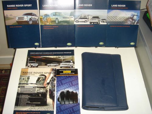 2006 2007  06 07 land rover range rover sport  owners manual oem set navigation