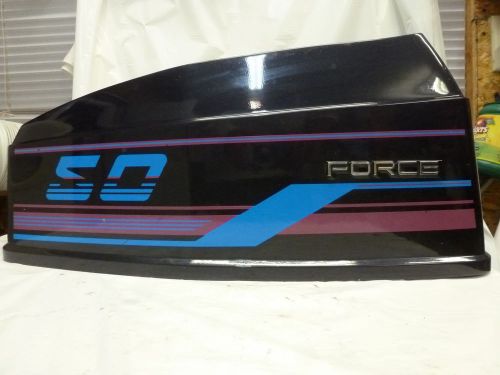 1989 force 50hp 507y9b cowl hood engine cover f291712c6 outboard motor