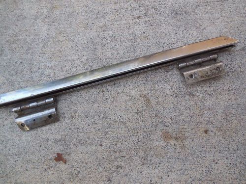 Porsche 356 a / b / c rear quarter window frame (partial) with hinges