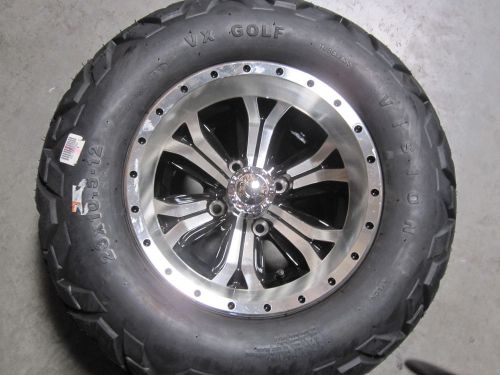 2 new vision vx golf tires and rims 23x10.50-12