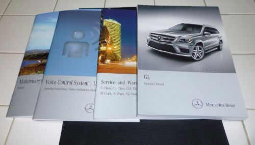 2013 mercedes gl450 gl 550 450 350 63 amg owners manual set 13 gl550 guide +case