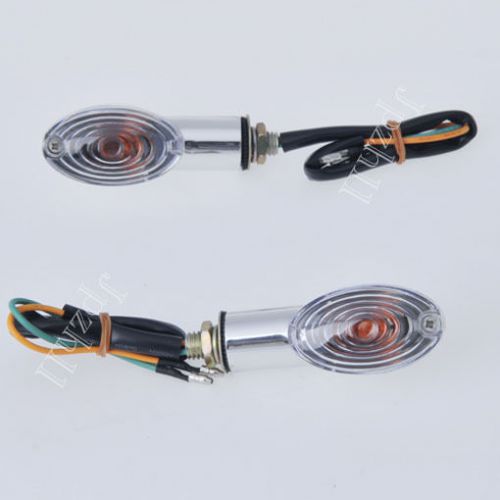 2x motorcycle dirt bike mini turn signal indicator light honda yamaha harley #y5