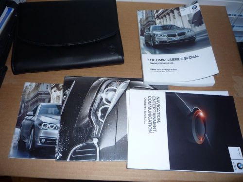 2015 bmw 5- series owner&#039;s manual set