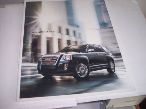 2010 gmc terrain dealers sales brochure