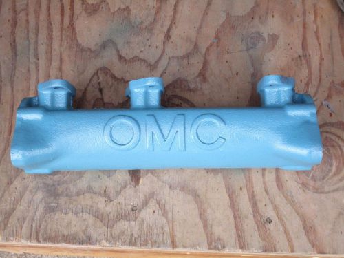 Omc sterndrive boat exhaust manifold 3.8 225 buick freshwater lqqk! 0380995