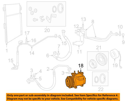 Chrysler oem-a/c compressor 68202994aa