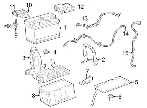 Chrysler oem chrysler battery bb048750aa image 1