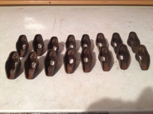 Vintage stock chevy big block 396 427 454 rockers arms balls &amp; nuts set of 16