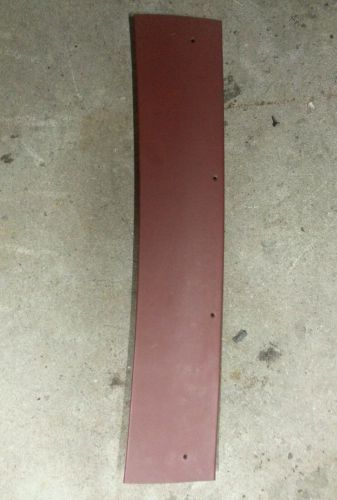 87-93 oem ford mustang red headliner metal trim rear roof for hatch back