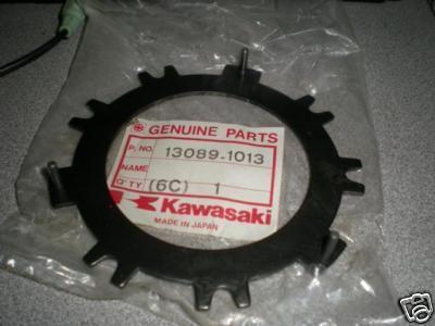 Nos kawasaki klf110 klt110 clutch plate 13089-1013