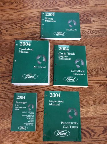 2004 ford mustang workshop service manual set