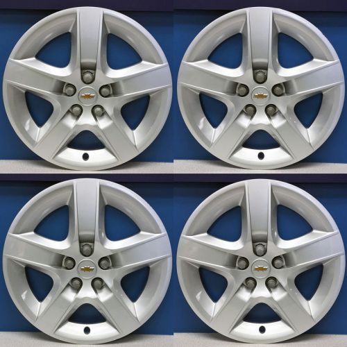 &#039;08-12 chevrolet malibu ls # 3276 17&#034; hubcaps / wheel covers gm # 09596923 set 4